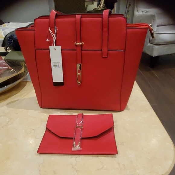 Isabella leather Bag Large with a mini bag - Picture 2 of 6